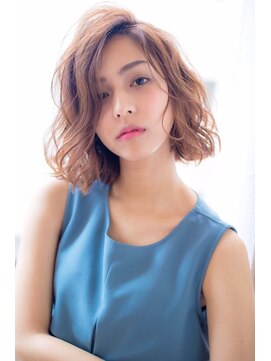 ロンドアジュール 横浜(Lond azur) 【Lond azur】ラフ感ウェーブお洒落ミディアム