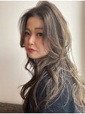 【BelleCoupes】三島直子 猫っ毛 グレージュ ロングヘア
