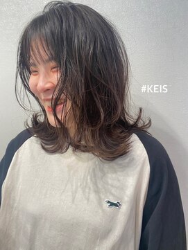 ケイス(KEIS) 顔まわりカット　layer style