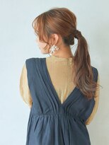 リトル クルク 銀座2号店(little×kuruku)&nbsp;おくれ毛たっぷりお呼ばれポニー