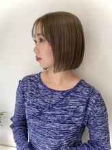 ヘアーサロンシャルム(hair salon charme) ハイトーンカラー/アッシュ/ベージュ/切りっぱなし/シースルー