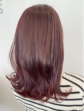 コワファースト 大分(COIFF1RST) ピンクみ強めのピンクパープルカラー