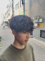 アクルヘアーバイテソロ(AKUR hair by tesoro) Vマッシュ×波巻きスパイラルパーマ