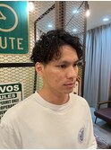 大人のメンズパーマ/波巻きパーマ/エロパーマ