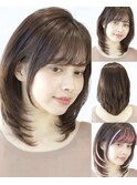 こだわり似合わせ小顔★顔まわり＆レイヤーカット/新宿/大人ヘア