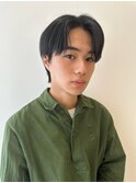 メンズ韓国ヘアー　センターパート/10代20代30代