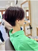 ハンサムショート/メンズライク/ パープルカラー/20代30代40代