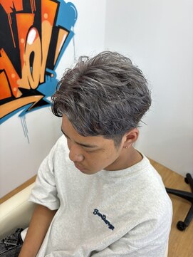 ビカム 名駅(become) メンズのブリーチカラー/アッシュグレー/名古屋/名駅