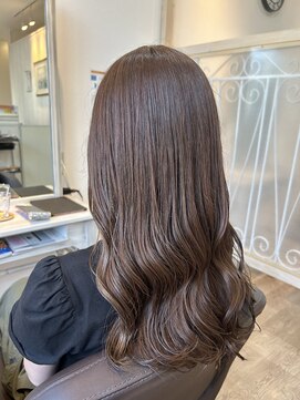 エルベ 茨大前店(elve) 艶髪 × ナチュラルベージュ