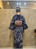 浴衣着付＋ヘアアレンジ