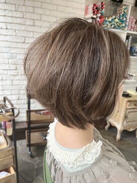 チェコリル 京都駅前店(Cyecoril) ダメージレス白髪染ぼかし特化salon!グレージュ/脱白髪染め