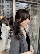 クム 横浜(qumu)&nbsp;【qumu横浜】顔まわりカット×グレージュカラー