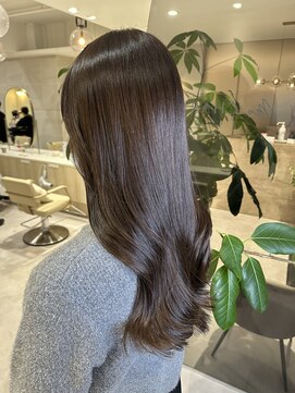 ミズチャーム(Ms.CHARM) ナチュラルグレージュ×上品レイヤー