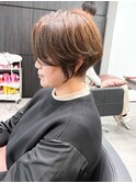 生え癖があっても綺麗に収まるショートボブ