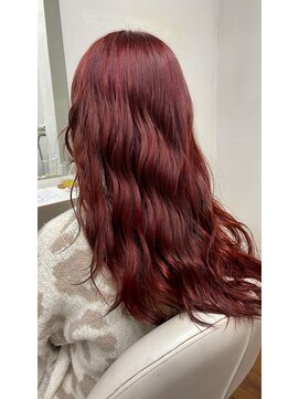 ヘアメイク オレンジトレ(Hair Make ORANGE tre) ブリーチ無しピンク