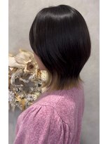 ハイバレーヘアーメゾン(HIGH VALLEY HAIRMAISON) くびれショートボブレイヤーボブぱつっとボブ岡山南中央町