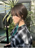 ナチュラルcurl×すっきり襟足のショート