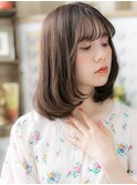 ■シースルーバンググレーベージュボブディ302北浦和10代20代