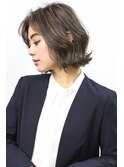 白髪ぼかしハイライト/モノトーンカラー/大人上品ボブ[北千住]