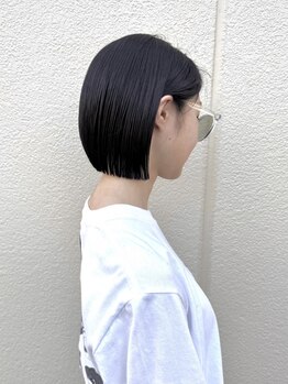 ラロ(raro)の写真/サロン帰りのスタイルをキープしたい方◎カジュアルの中に女性らしさを取り入れたボブ/ショートが得意♪