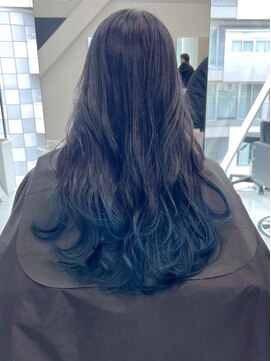 アライブ キチジョウジ(ALIVE Kichijoji) 【ALIVE吉祥寺】ブルーブラックグラデーションカラー