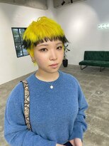 スーパーシーン(SUPER SCENE)&nbsp;くびれヘア/アプリコットオレンジ/夏のヘアアレンジ/宜野湾