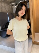 アン(Un)&nbsp;ボブ/隠れるボブ/韓国ボブ/切りっぱなしボブ