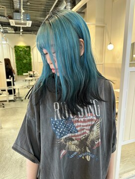 シダ(sida) エンドカラー「ターコイズブルー」