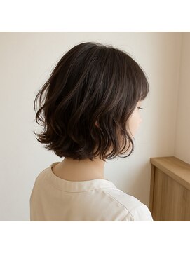 スープレックス ヘアーデザイン(SOUPREX HAIR DESIGN) ふんわりパーマショートボブ　20代 30代 40代 50代 60代