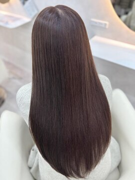 エス(Ess) ワイドバング/ホワイトブロンド[髪質改善/ヘアセット/大宮]