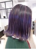 全体ハイライト☆バイオレットカラー
