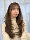 【松澤美穂】透明感モテヘア