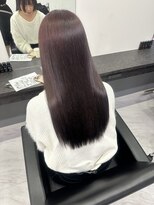 ミニョン(Mi9non)&nbsp;ブリーチなしダブルカラーで暖色ラベンダー