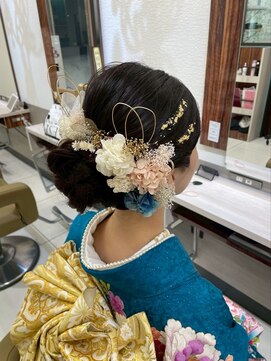 アース オーセンティック 松山銀天街店(EARTH Autentic) 成人式ヘアセット