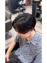 ハレ メンズサロン たまプラーザ(Hale) Haleメンズ刈り上げセンターパートニュアンスパーマたまプラーザ