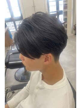 リットヘアープラス 方南町店(litto hair+) 清潔感センターパートマッシュ