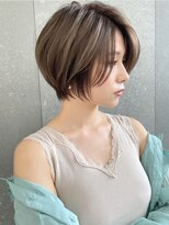 ハーツ 熊本(hearts.)&nbsp;大人美人ショートミルクティーブロンド[熊本／上通/下通］