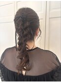 お呼ばれヘアセット　