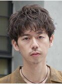 札幌大通スパイキーショート短髪ルーズパーマルーズショート緩め