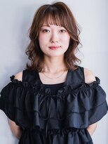 ヘアークラフト(Hair Craft)&nbsp;くびれパーマ×レイヤーカット【岡山】ミディアムパーマ