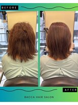 バッカ(BACCA) 髪質改善の外ハネミディ