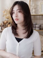 ENOAhair&spabyCOVERHAIR【ショート/白髪染め ぼかし/ヘッドスパ】【10/1開店(予定)】&nbsp;顔まわりレイヤーの大人ミディ/川口/30代/40代/50代