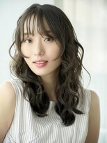 キネン バイ ツリー 宇都宮(kinen by tree)&nbsp;ウェットな質感の外国人風ロングウェーブダークカラー