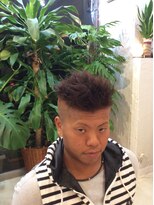 ボンビィヴァン(bon-vivant)&nbsp;アッシュカラーとツーブロックカット