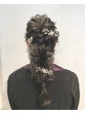 【Neolive plus】結婚式 二次会にオススメ!編みおろしアレンジ