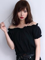 《SORA阿部》外ハネシースルーミディ#グレージュ,似合わせカット