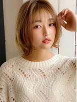 アグ ヘアー クロエ 長野駅前店(Agu hair chloe) 《Agu hair》大人かわいい ショートヘア シースルーバング