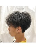美シルエット刈り上げマッシュ