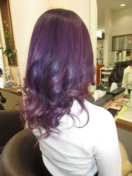 コアフィールフィス(COIFFURE fils) 【見附・今町】アクセントボルドー　M3Dカラー