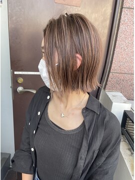 サロンドミルク 新百合ヶ丘店(salon de MiLK) 脱白髪染めハイライト白髪活かし［新百合ヶ丘］